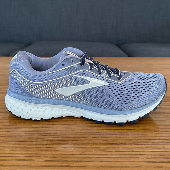 Brooks Ghost 12 Sneaker 1203051B086 Women’s Size 7.5 Grey Blue - Picture 6 of 15